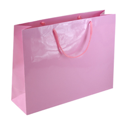 Large Baby Pink Paper Bag